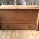 Large fir chest with drawer