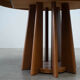 Table à manger sculpturale italienne