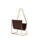1950s Carl Auböck Magazin Holder in Brass and Leather