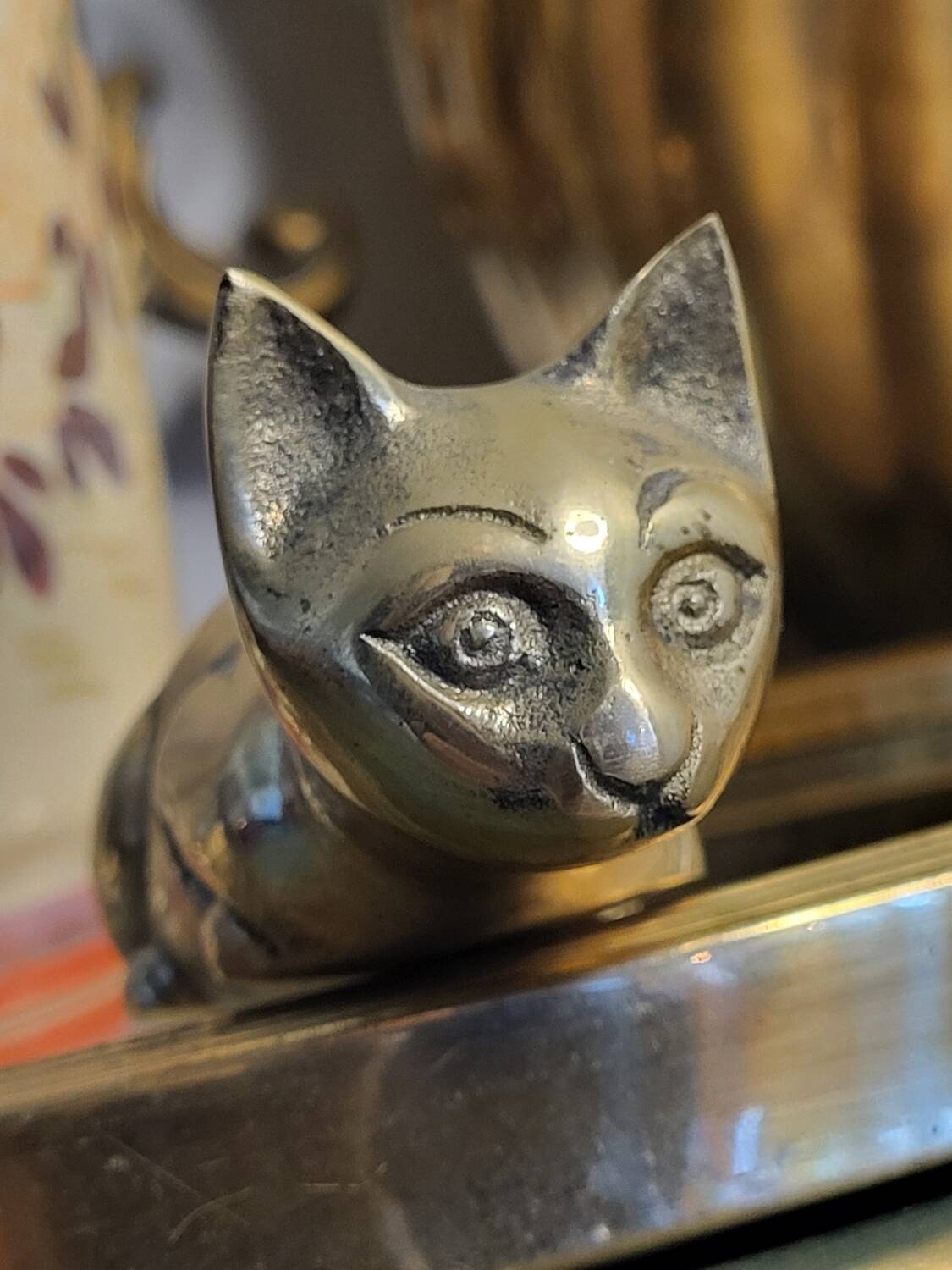 Brass cat