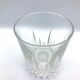 4 verres à eau en verre ciselé