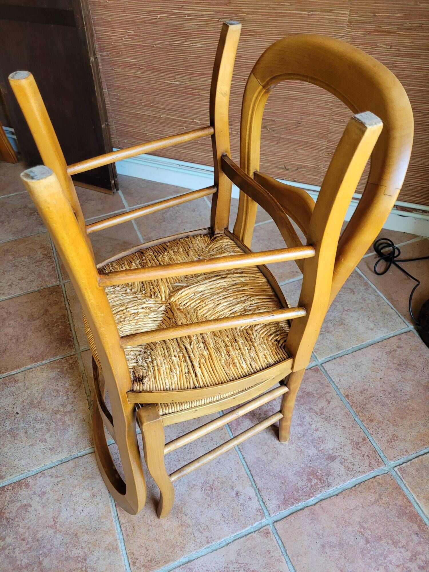 Set of 6 Louis Philippe style chairs