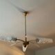Vintage brass chandelier from the 50s-60s