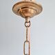 Art Deco pendant lamp in satin glass, 1920s-30s