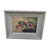 Huile sur toile fleurs