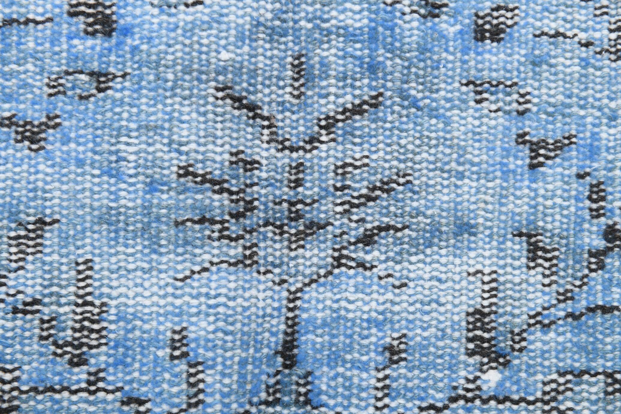 5x8 Shades Of Blue Soft Pastel Vintage Rug, 155x252Cm SK 4004