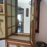 Vaisselier ancien 2 corps – Électrifié – Fronton Louis-Philippe – 250 cm