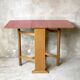 Vintage 1980s red formica folding table