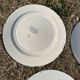 Set of 8 mismatched iron earth flat plates