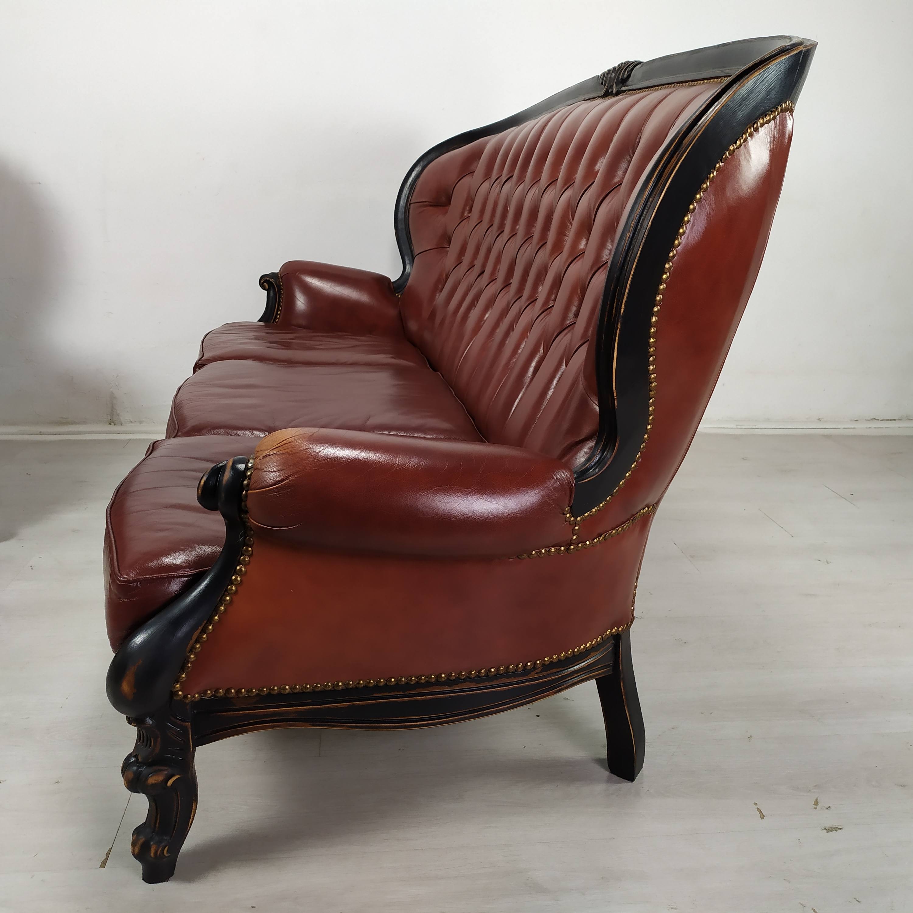 Salon Chesterfield burgundy
