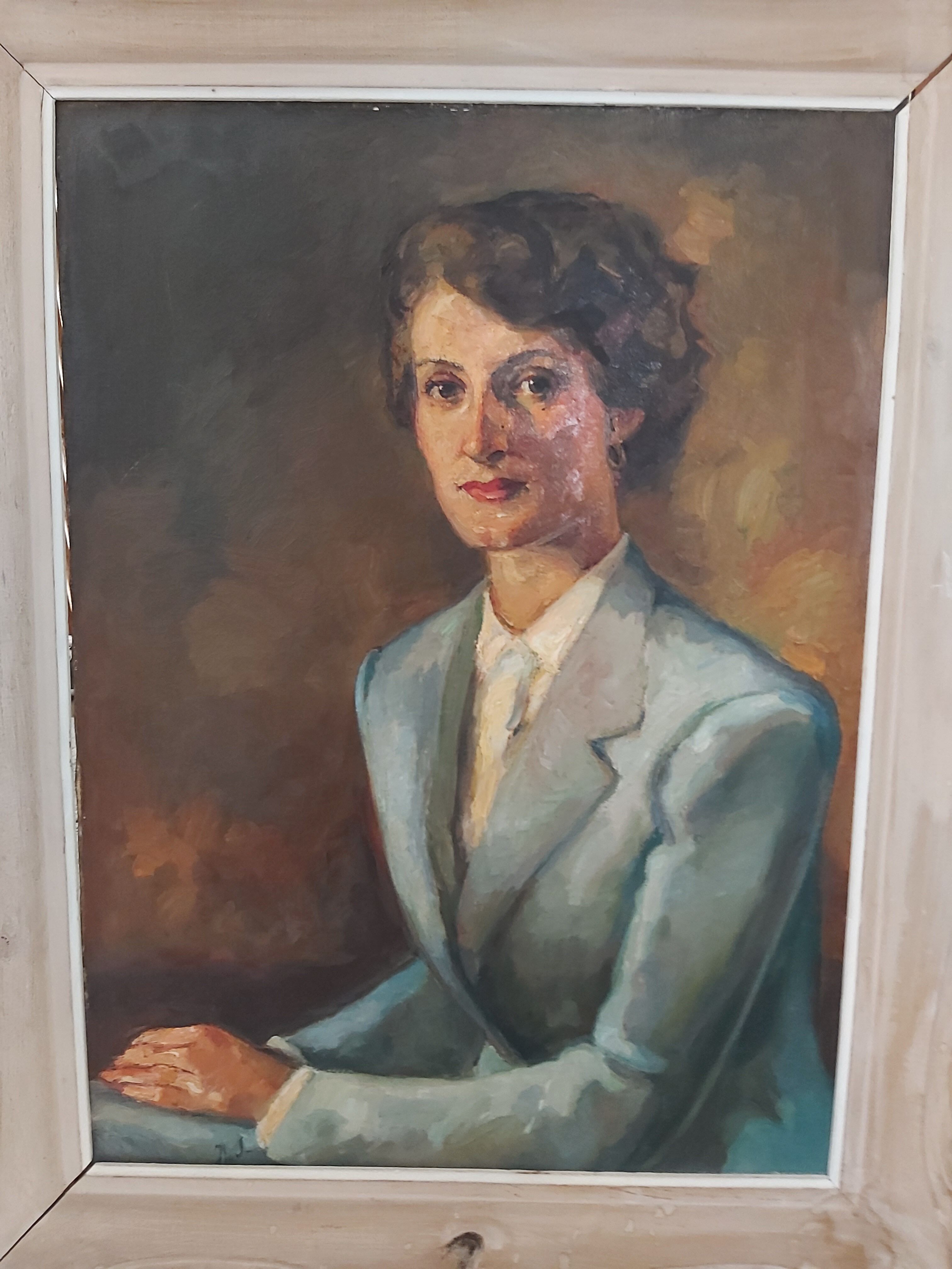 Portrait oil on canvas 1920-1930