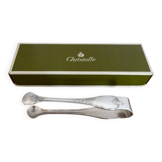 Christofle sugar tongs - Marly model - Silver metal - In box