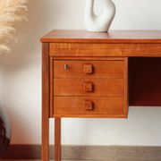 Bureau danois en teck vintage – Domino Møbler (années 60)
