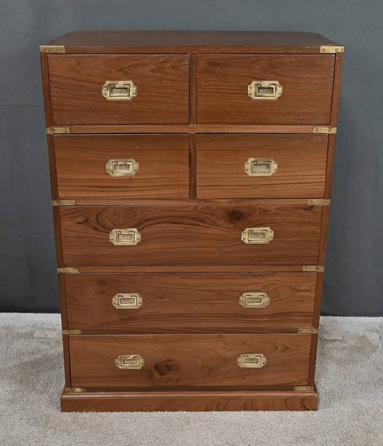 Marine Commode in Teak, India – 20th Century