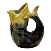 Vintage ceramic fish vase pitcher