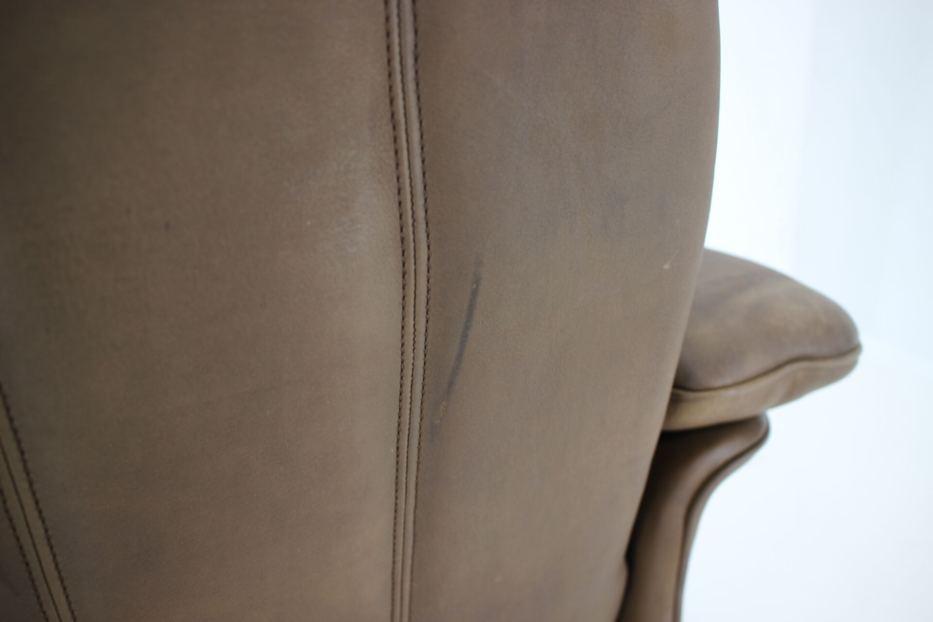 1980s De Sede Brown Leather Sofa, Switzerland