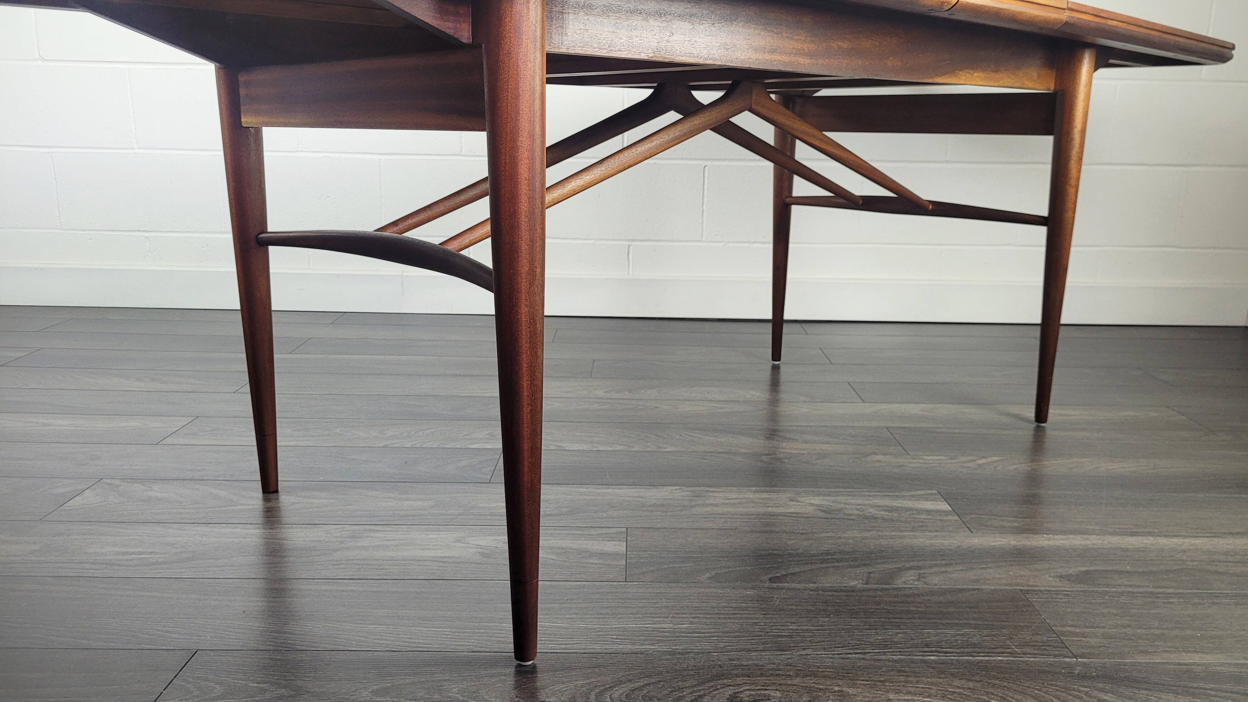 Table de salle à manger extensible archie shine, 1960s