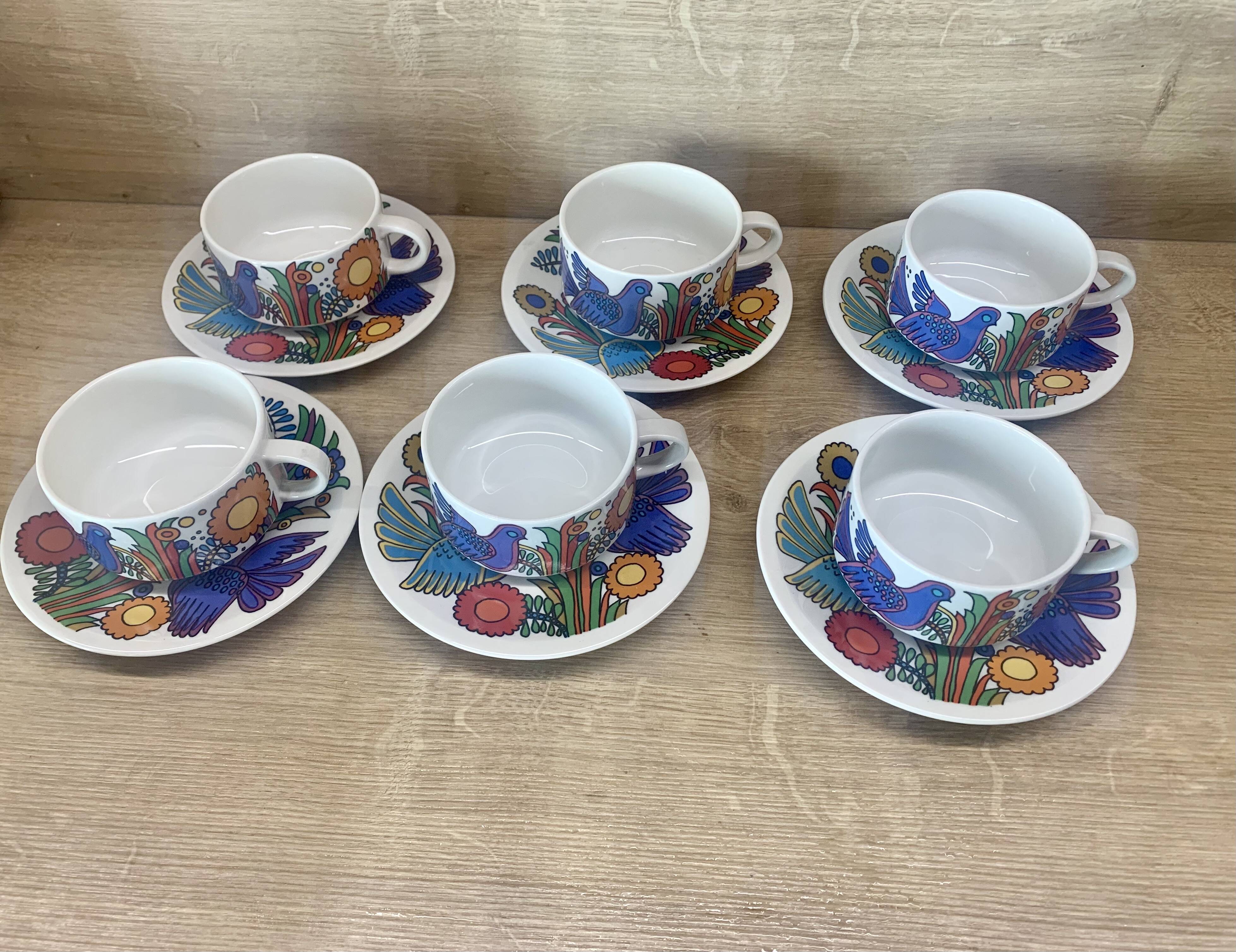 Service à café Acapulco, Villeroy & Bosch, années 1970
