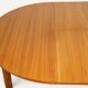 Table à manger extensible vintage en teck – années 1960