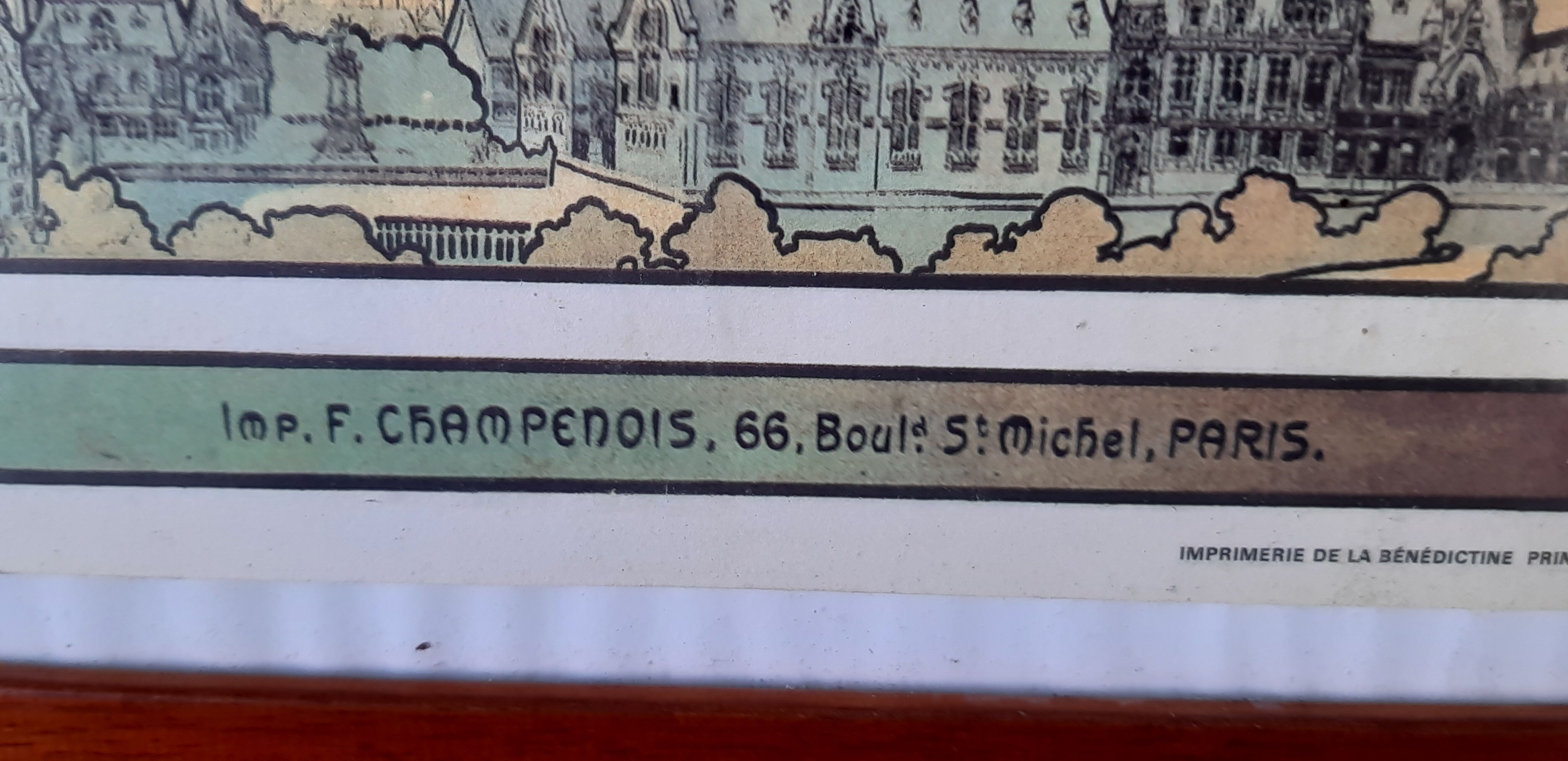 Benedictine advertising poster " Mucha "