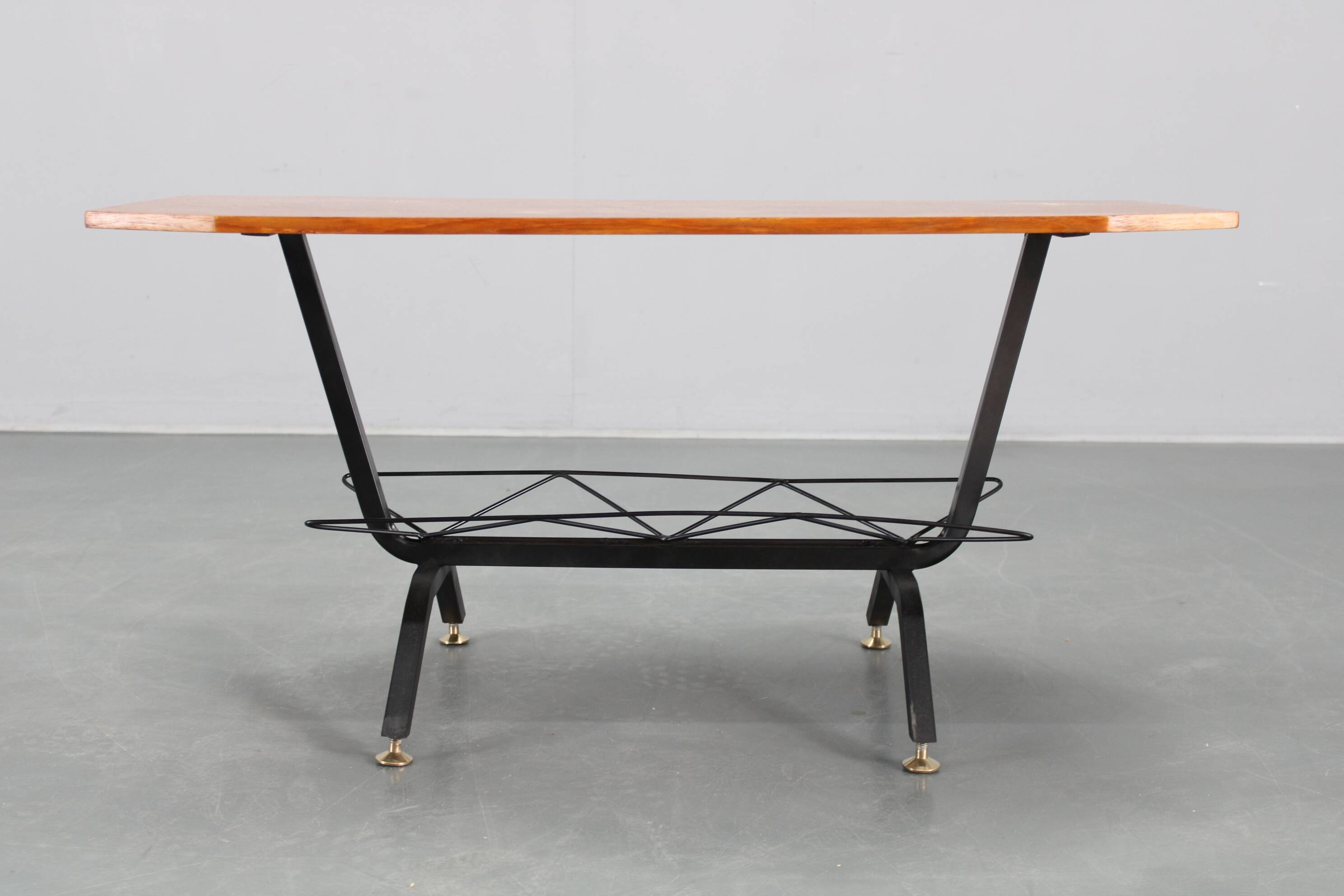1960s Italian teak coffee or side table
