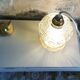Vintage 60s portable lamp, linen cable.