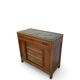 Commode de style Art Déco en bois de cerisier et noyer.