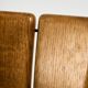 CJ Rosengaarden oak dining set, Set of 7