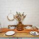 Table de ferme 2 tiroirs