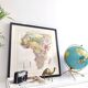 Old geological Africa map 43x43cm from 1950