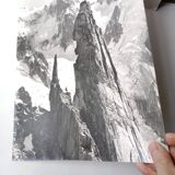 Mont-Blanc Mountain original photograph 1950 Pierre Tairraz