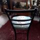 Napoleon III chair in blackened wood