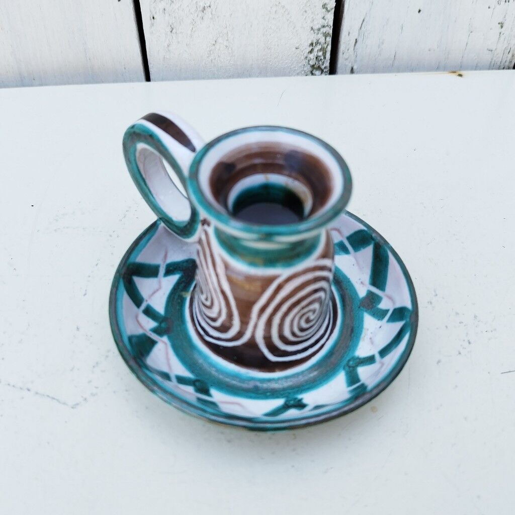 Ceramic candle holder Robert Picault Vallauris