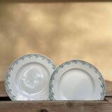 Lot de 2 assiettes plates terre de fer MDL & Hamage