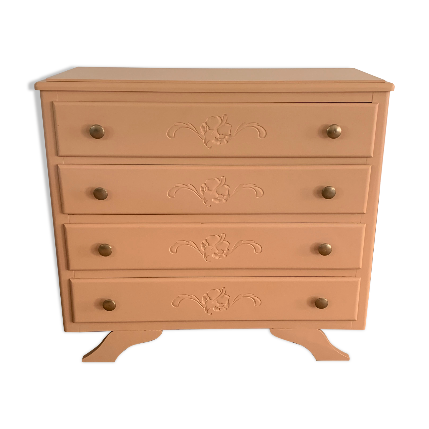 Commode vintage rose blush