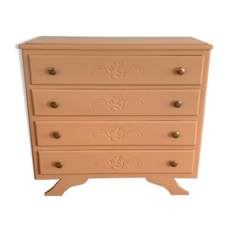 Vintage dresser pink blush