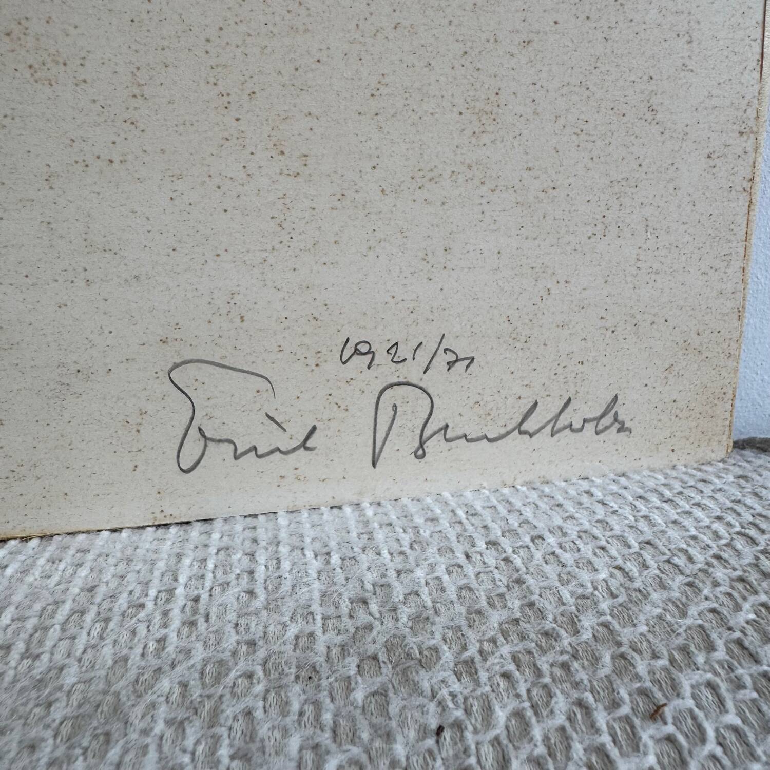 Erich Buchholz Composition Screenprint