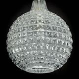 Stunning crystal glass pendant, Peill & Putzler, Germany, 1970s