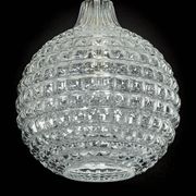 Stunning crystal glass pendant, Peill & Putzler, Germany, 1970s