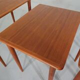Danish Teak Nesting Tables, 1960s, Set of 3