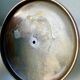 Scandinavian ART DECO candle holder in Bronze with verdigris patina