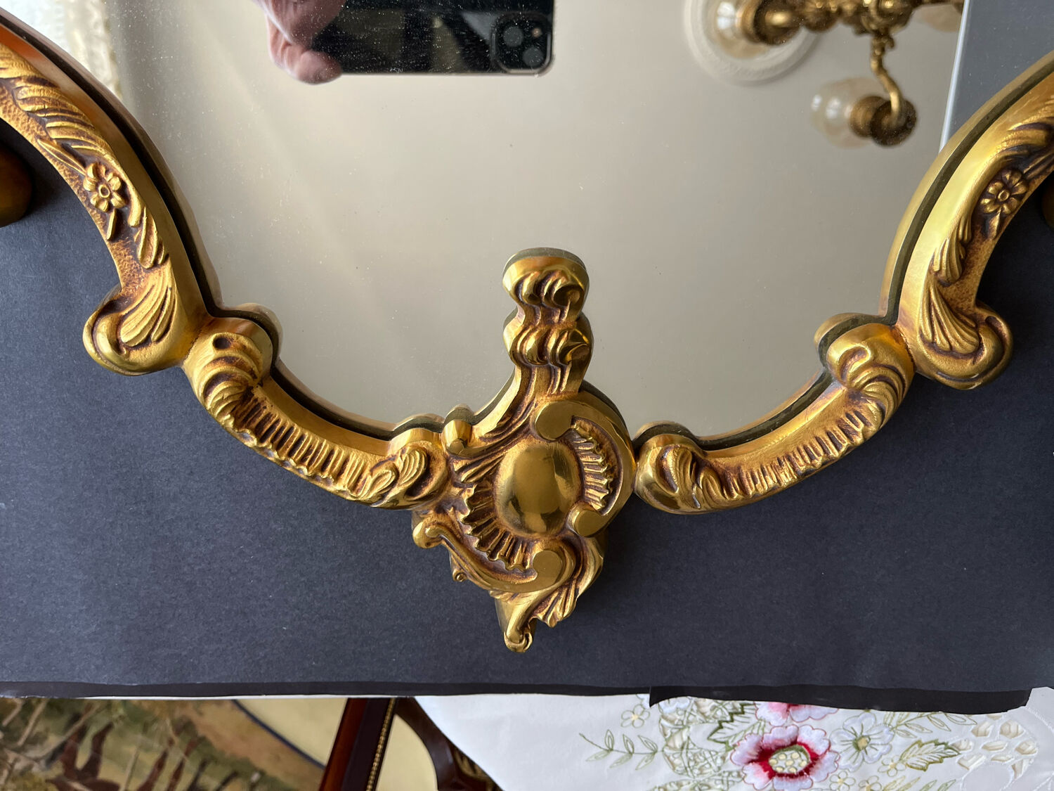 Rocaille mirror 58 x 43 cm