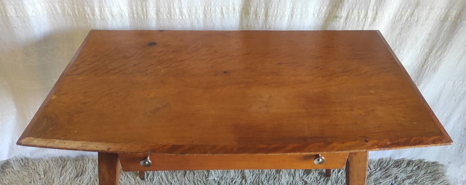 Designer wooden desk - 1950s