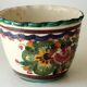 Ceramic planter with a wavy edge - vintage