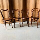 Set of 4 Thonet chairs