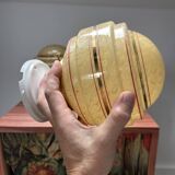 Pair of Art Deco globe wall lights