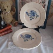 Old flat plates Digoin Sarreguemines