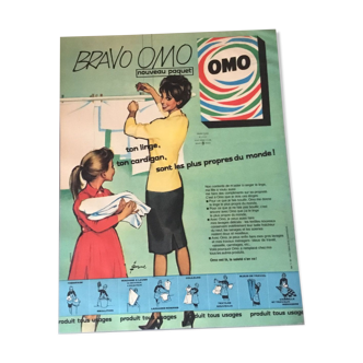 Vintage advertising to frame omo