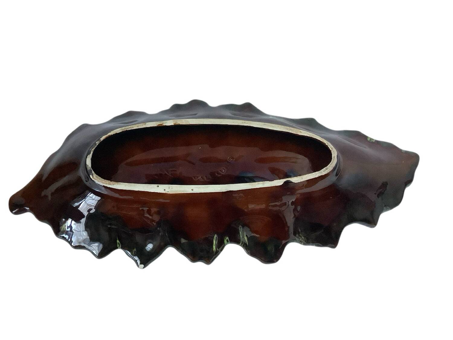 Large leaf-shaped cup Vallauris