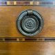 Secretary with drop-leaf in Louis XVI style – patinated wood and interior co